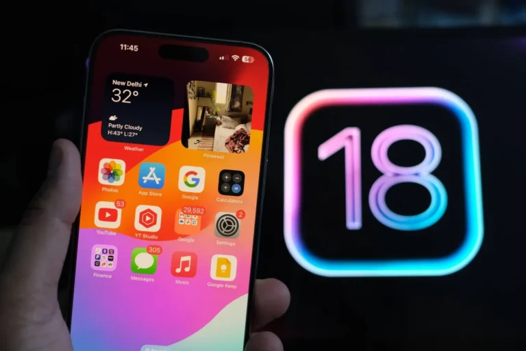 نظام التشغيل iOS 18