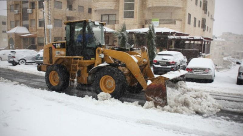 ثلوج الاردن