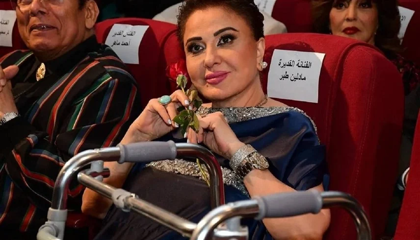 مادلين طبر تثير القلق على حالتها الصحية بعد ظهورها مستعينة بجهاز المشي 1 مادلين طبر تثير القلق على حالتها الصحية بعد ظهورها مستعينة بجهاز المشي