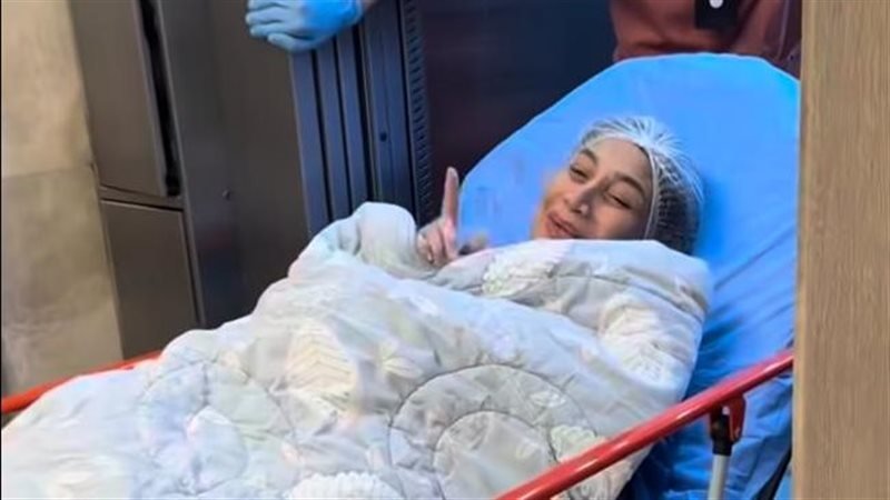 أول ظهور لبسمة وهبة بعد عملية استئصال المرارة